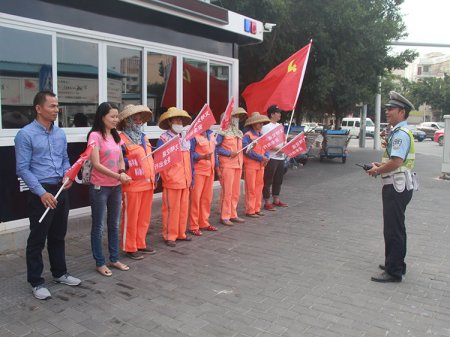 2017年10月24日，站交通崗